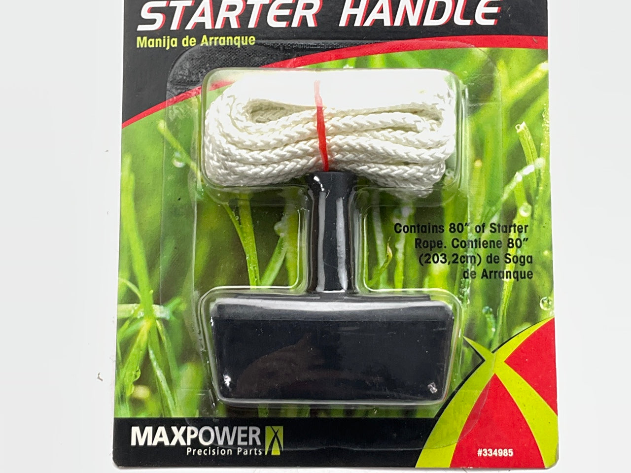 Maxpower 334985 Universal Small Engine Pull Start Starter Handle Kit W/ 80'' Rope