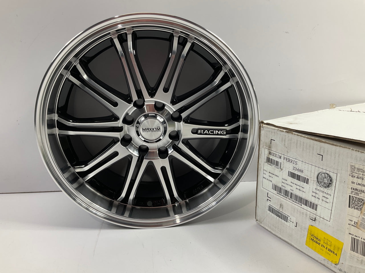 Maxxim Racing 4S Gloss Black Alloy Wheel 16x7'', +40mm, 4x100 / 4x114.3 (4x4.5)