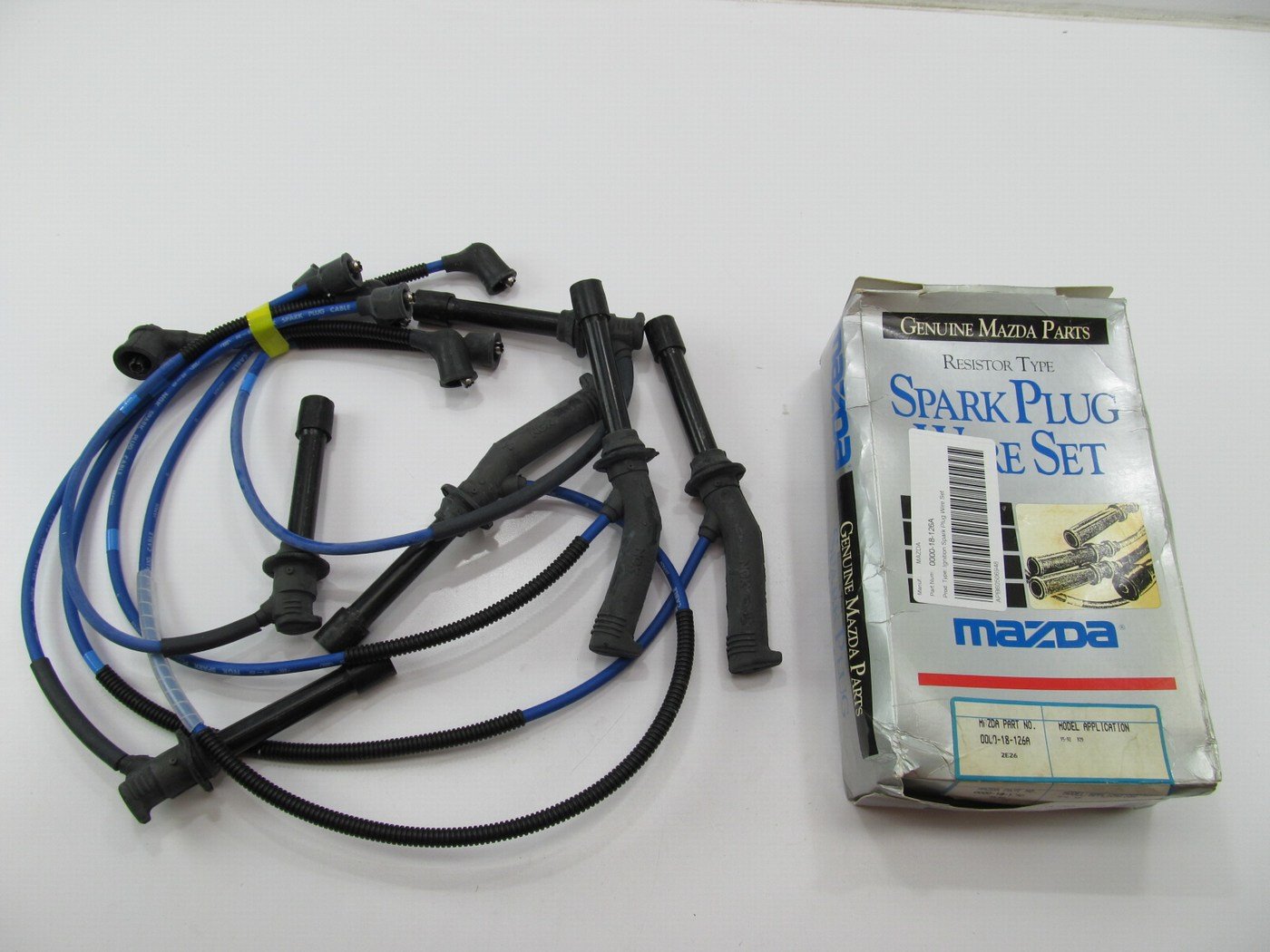 NEW OEM Mazda 0000-18-126A Ignition Spark Plug Wire Set - 1992-1995 Mazda 929