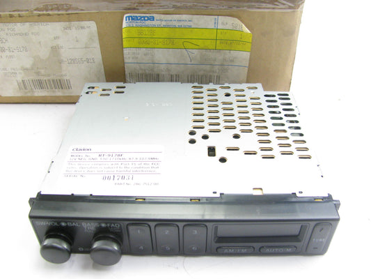 NEW GENUINE OEM Mazda 0000-81-9178 Radio Stereo - Clarion RT-9178F