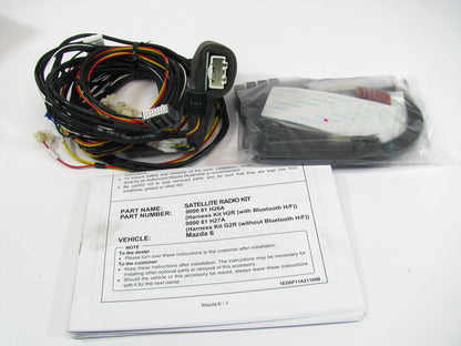 NEW - OEM Mazda 0000-81-H27A Satellite Radio Receiver Installation Kit 2009-13 6
