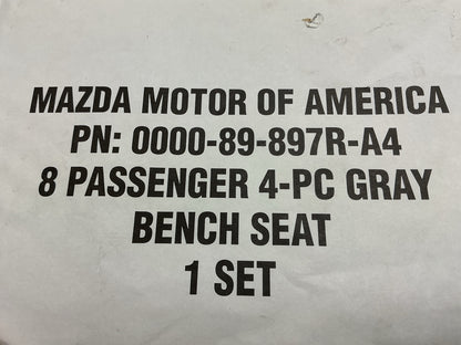 96-98 Mazda MPV Gray Factory Floor Mats - OEM MAZDA 0000-89-897R-A4 - BENCH SEAT