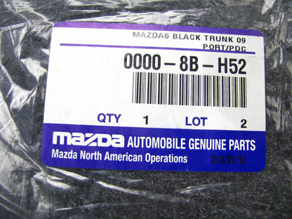 NEW GENUINE OEM Rear Cargo Trunk Mat 0000-8B-H52 For 2008-2012 Mazda 6