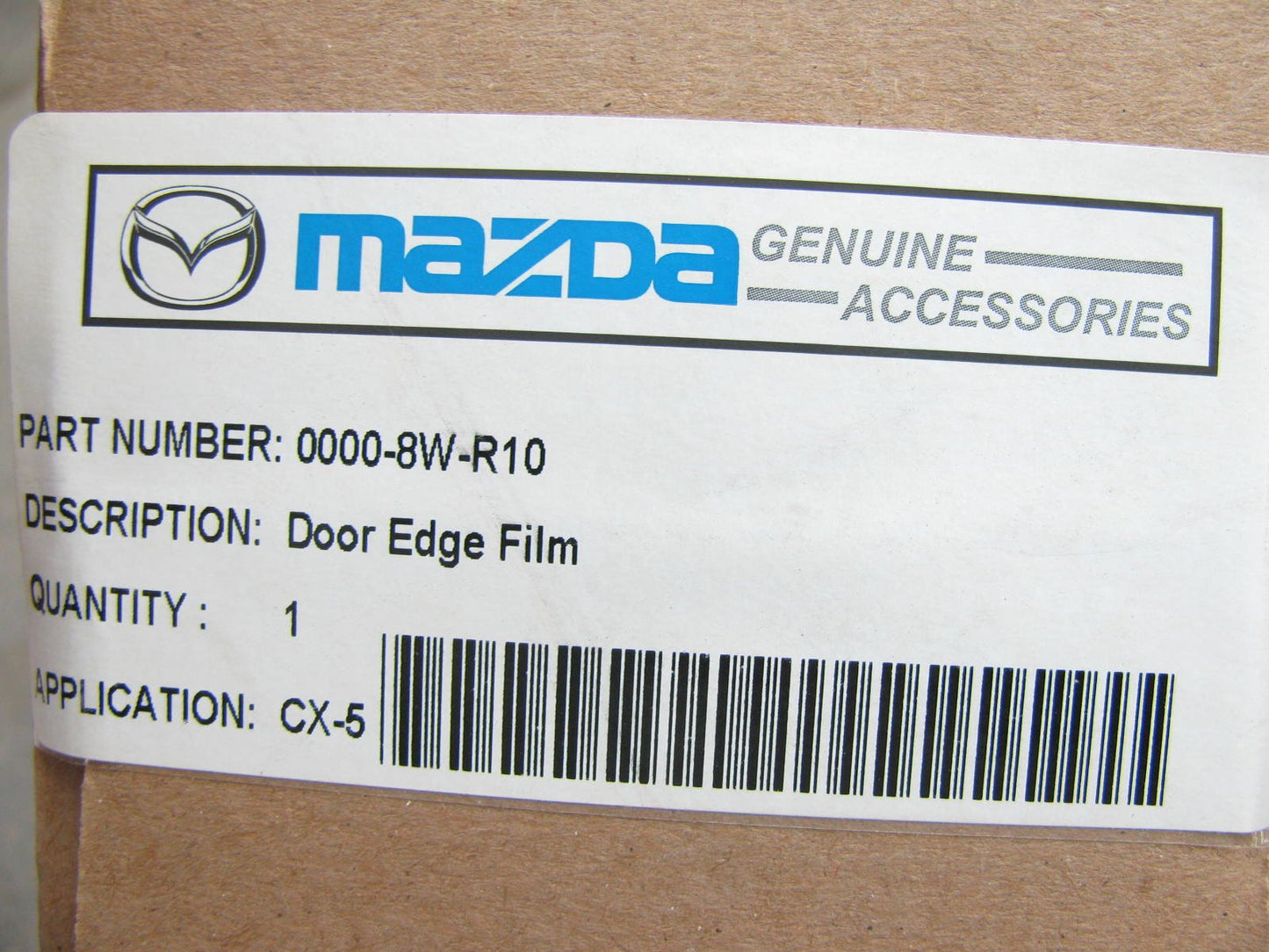 NEW GENUINE Clear Film Protector Door Edge Guards OEM For 2013-2016 Mazda CX-5
