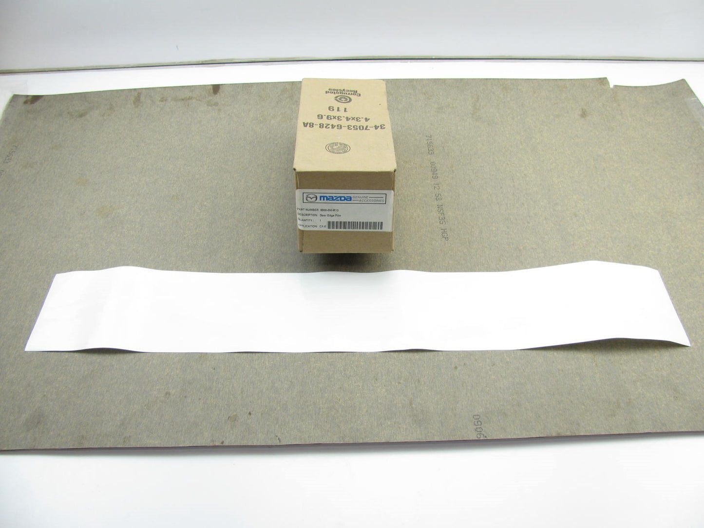 NEW GENUINE Clear Film Protector Door Edge Guards OEM For 2013-2016 Mazda CX-5