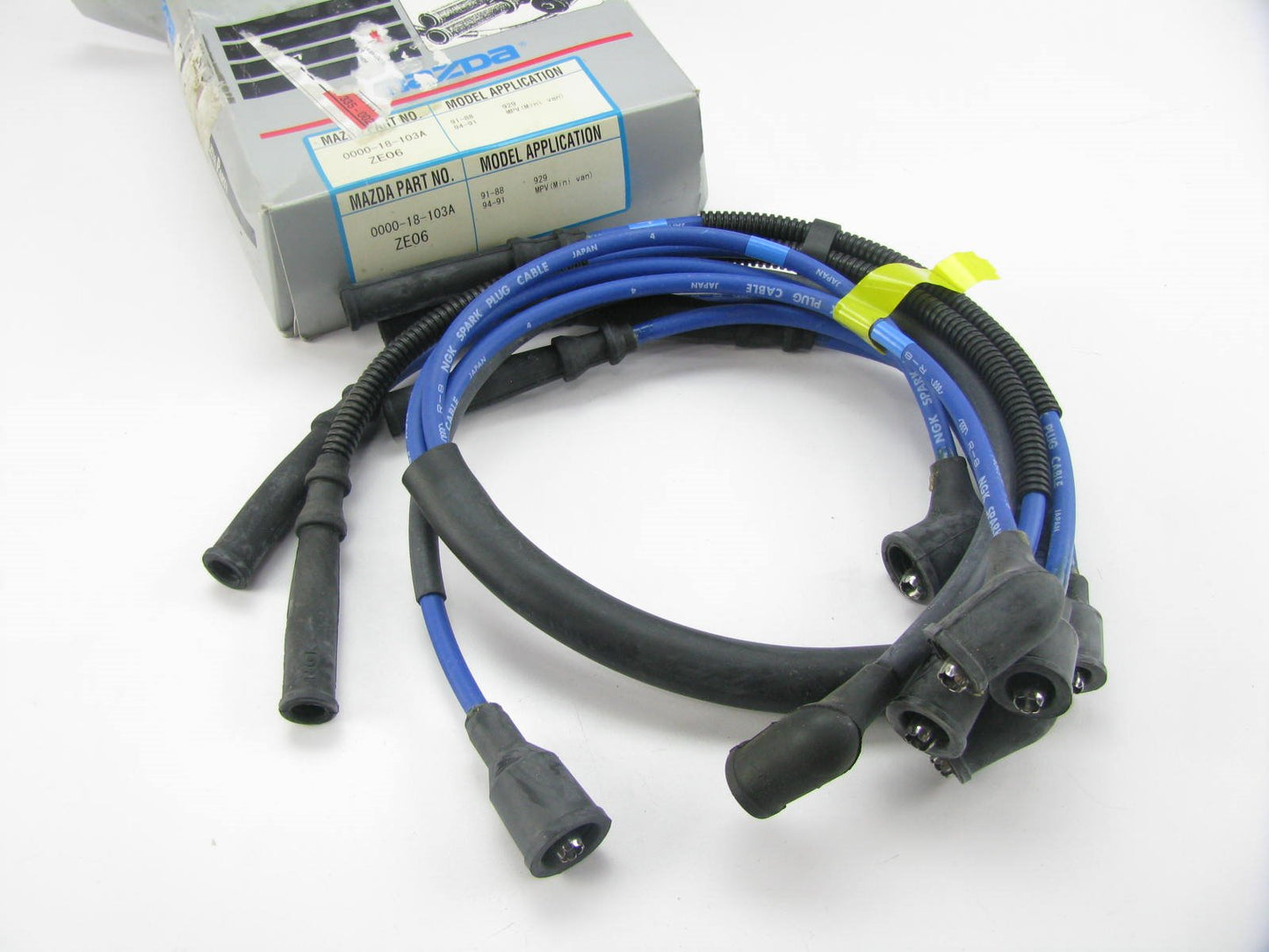 NGK OEM Mazda Spark Plug Wire Set - 1988-1995 Mazda MPV  3.0L V6 000018103A
