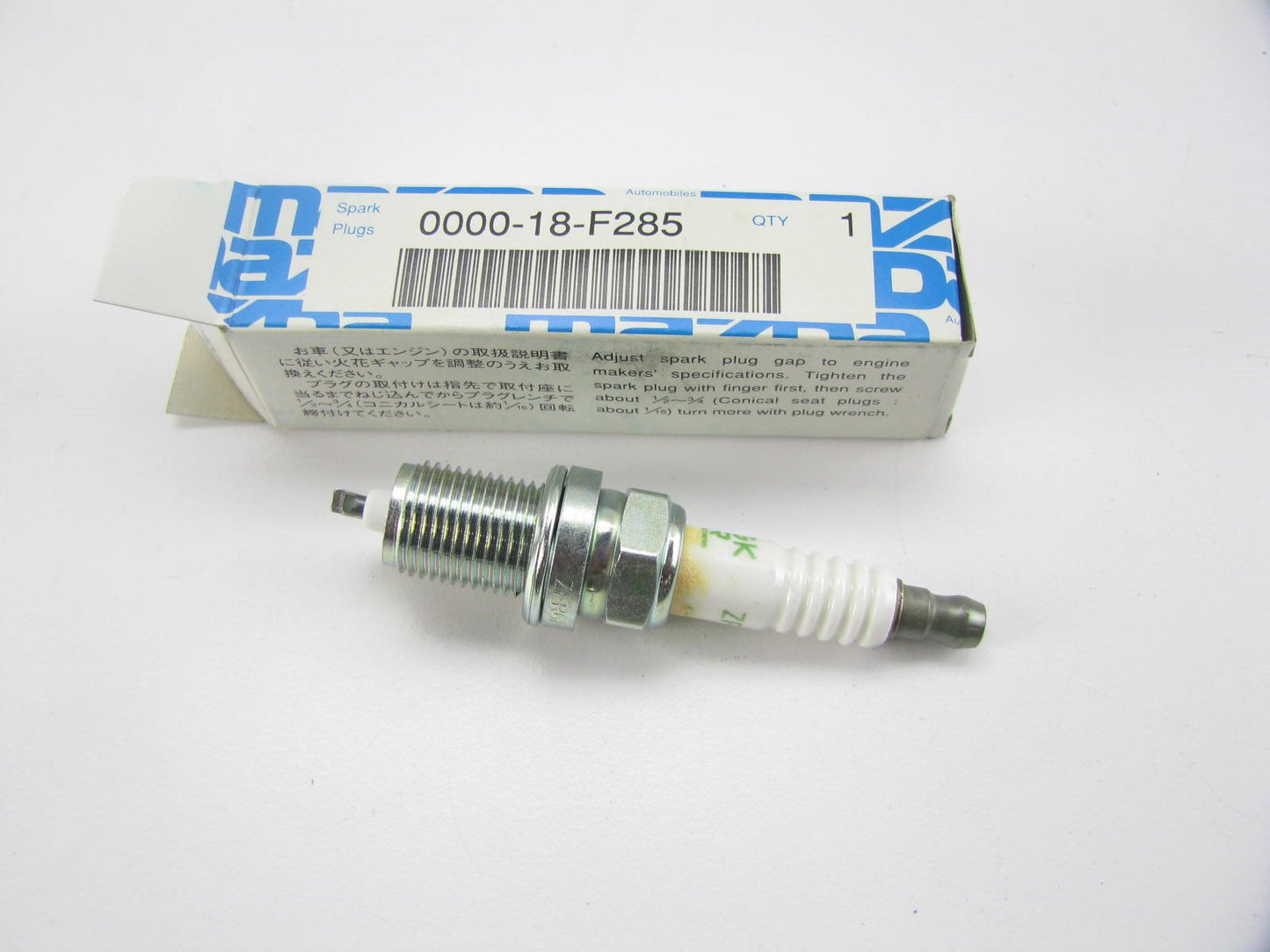 NEW - OEM Mazda 000018F285 Single Spark Plug For 1990-2001 2.6L