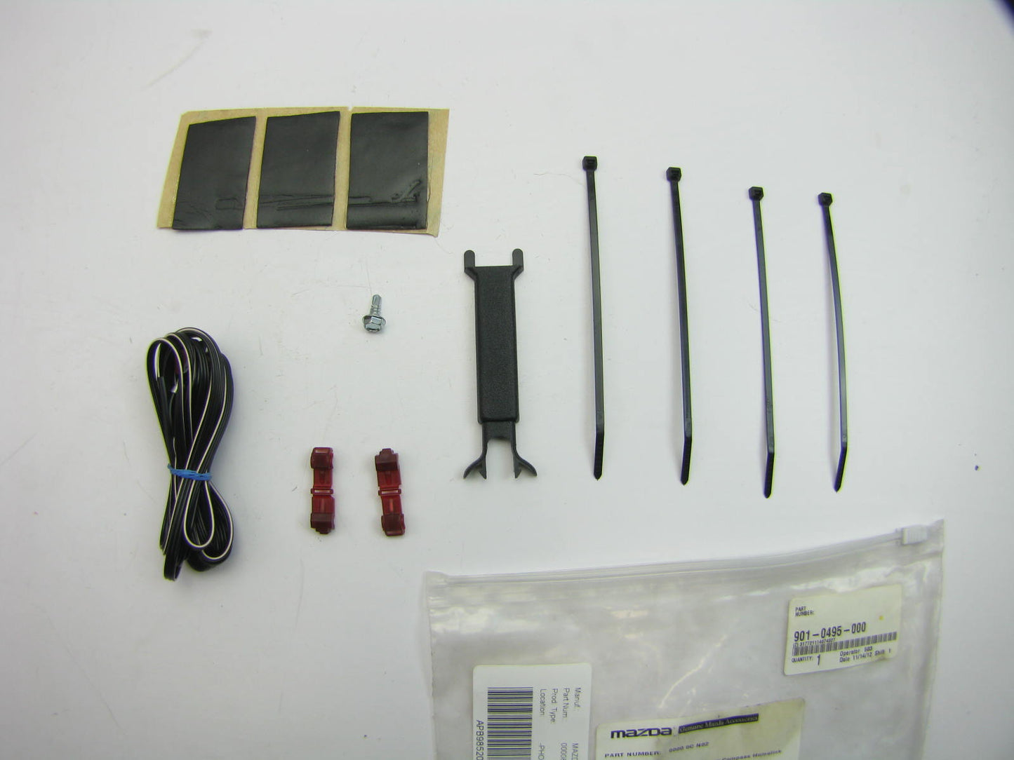 NEW Compass Homelink Install Kit For Rear View Mirror OEM 08-12 Mazda CX-9