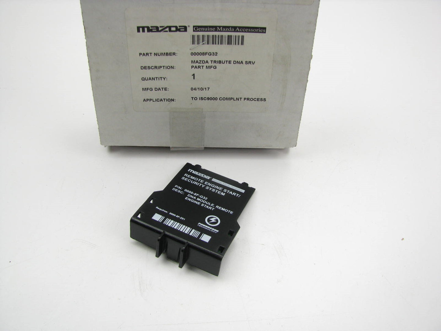 NEW GENUINE Remote Engine Start DNA  Control Module OEM Mazda 0000-8F-G32