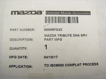 NEW GENUINE Remote Engine Start DNA  Control Module OEM Mazda 0000-8F-G32