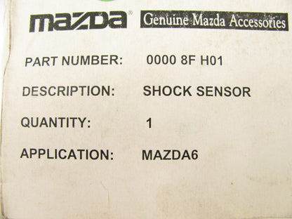 NEW - OEM Mazda 00008FH01 Anti-Theft Shock Alarm Sensor