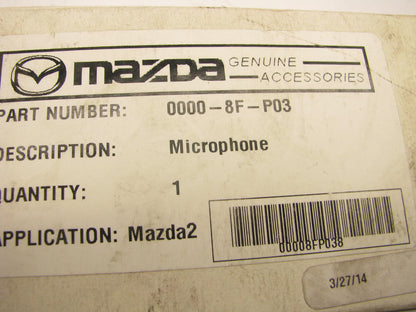 NEW - OEM Mazda 00008FP038 Headliner Microphone Assembly 2010 Mazda2
