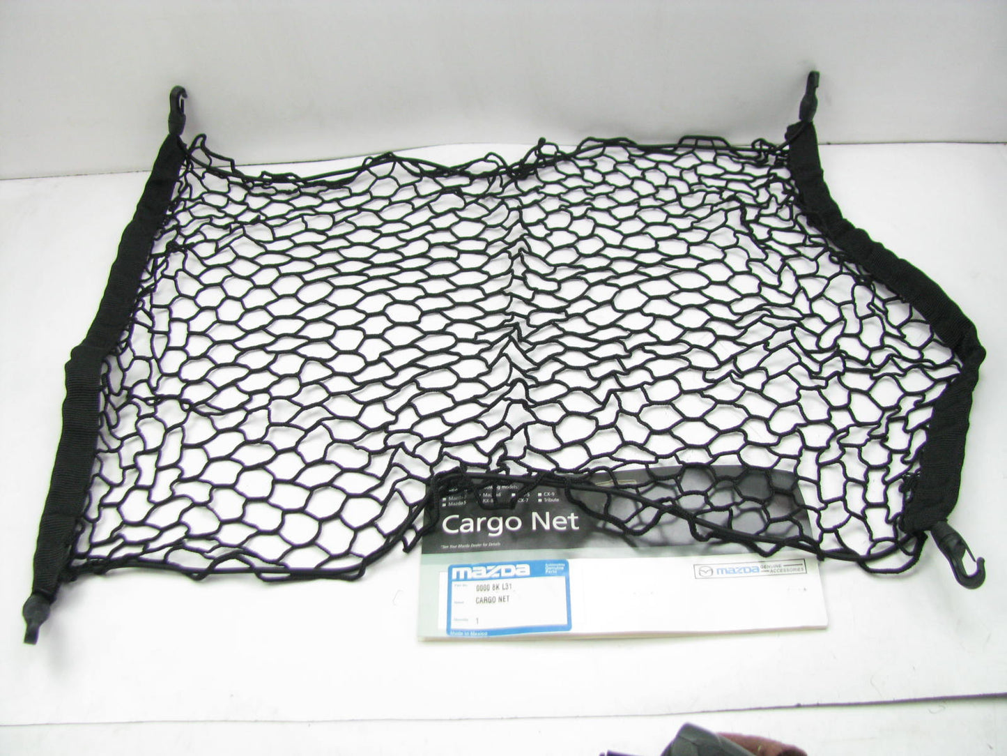 NEW - OEM Mazda 00008KL31 Trunk Floor Cargo Net 2009-2013 3