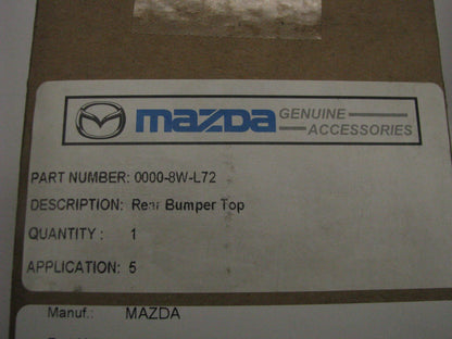 Rear Bumper Paint Protection Transparent Clear Film OEM 13-15 Mazda 5 00008WL72