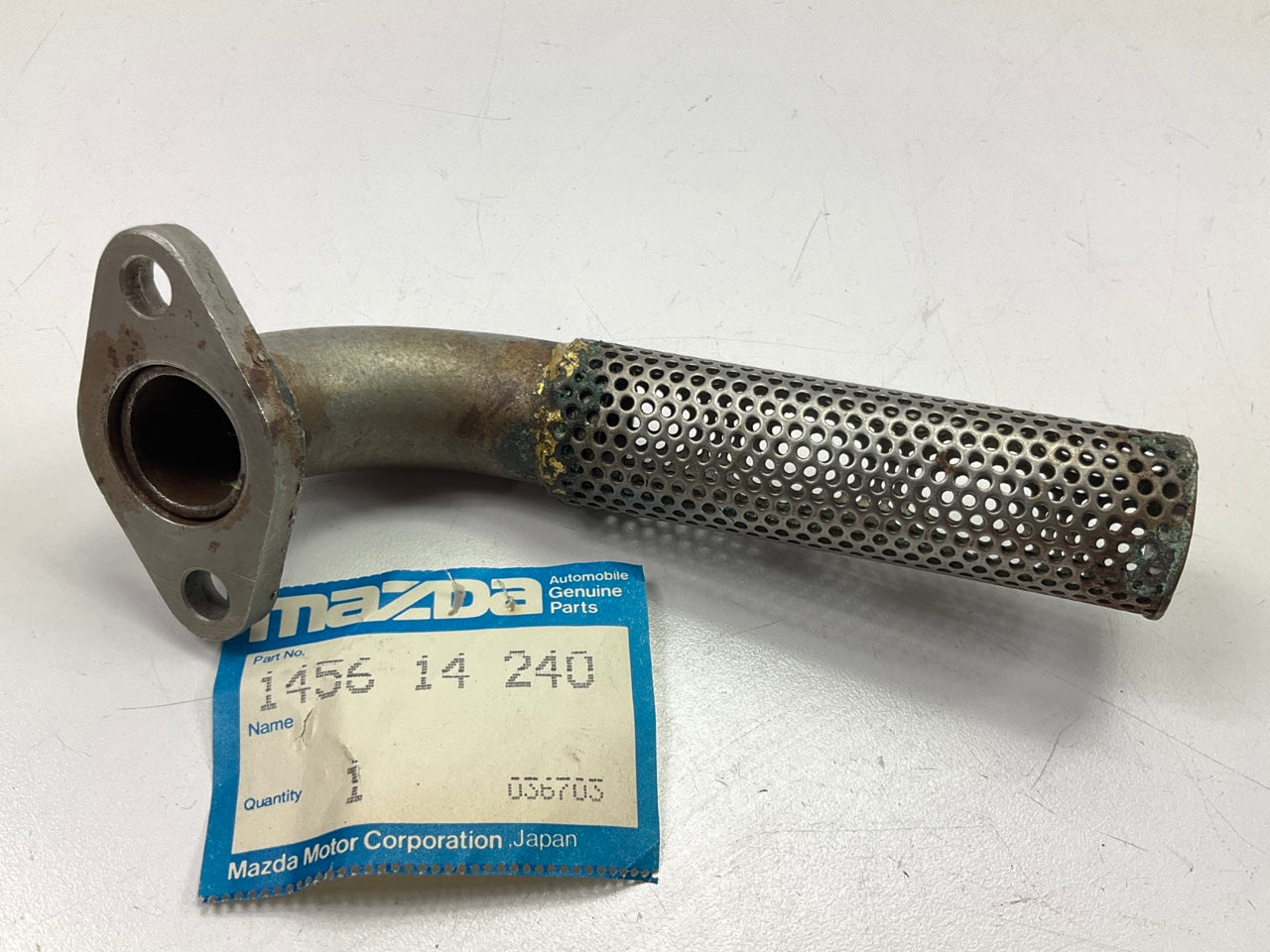 NEW - OEM Mazda 1456-14-240 Oil Pump Pickup Tube 1983-1984 2200cc Diesel
