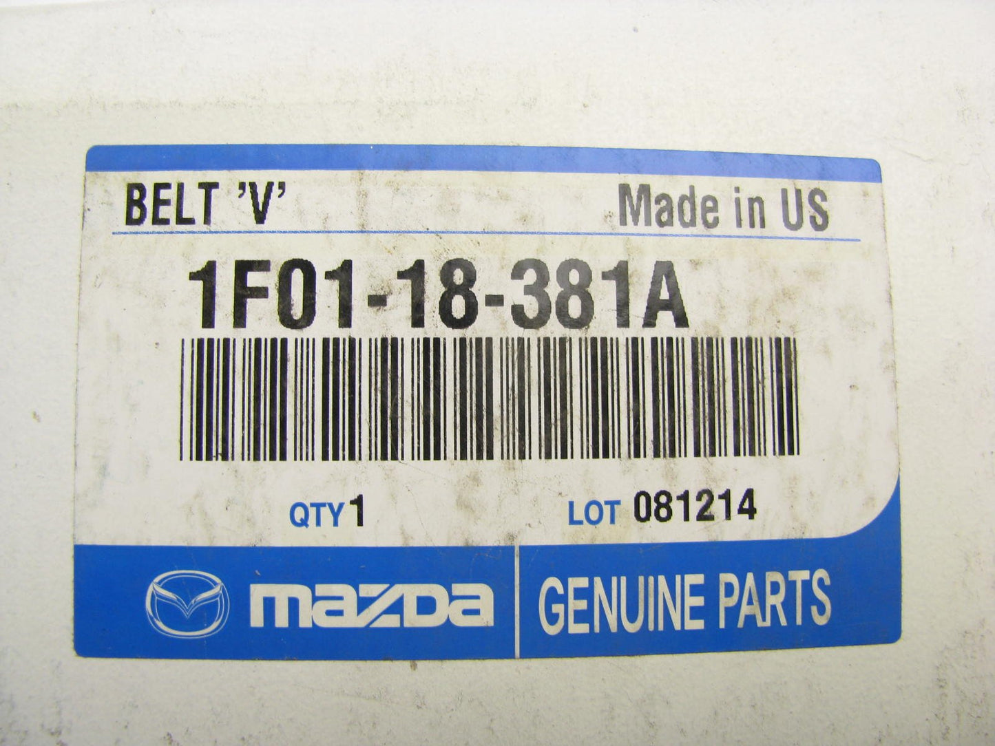NEW - OEM Mazda 1F01-18-381A Serpentine Drive Belt 1998-1999 Mazda B3000 3.0L-V6
