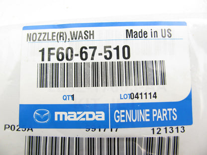 NEW - OEM Mazda 1F60-67-510 Windshield Washer Spray Nozzle - Front Right