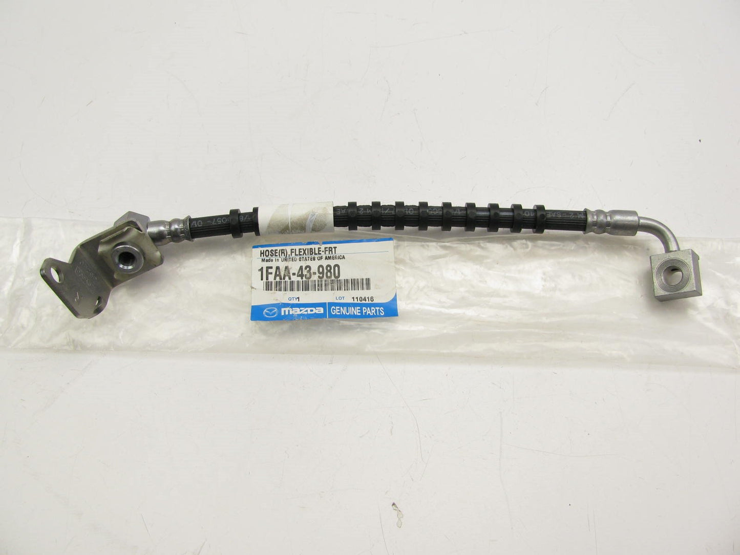 NEW OEM Mazda 1FAA-43-980 FRONT RIGHT Brake Hose 98-09 Mazda B4000 98-99 B3000