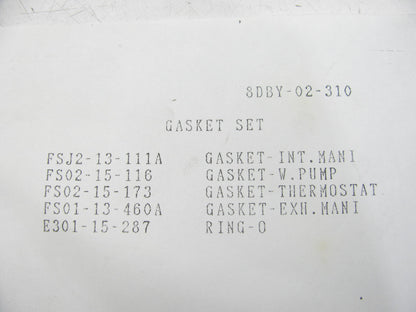 NEW GENUINE OEM MAZDA - INTAKE & EXHAUST MANIFOLD GASKET SET 1998-2002 626 2.0L