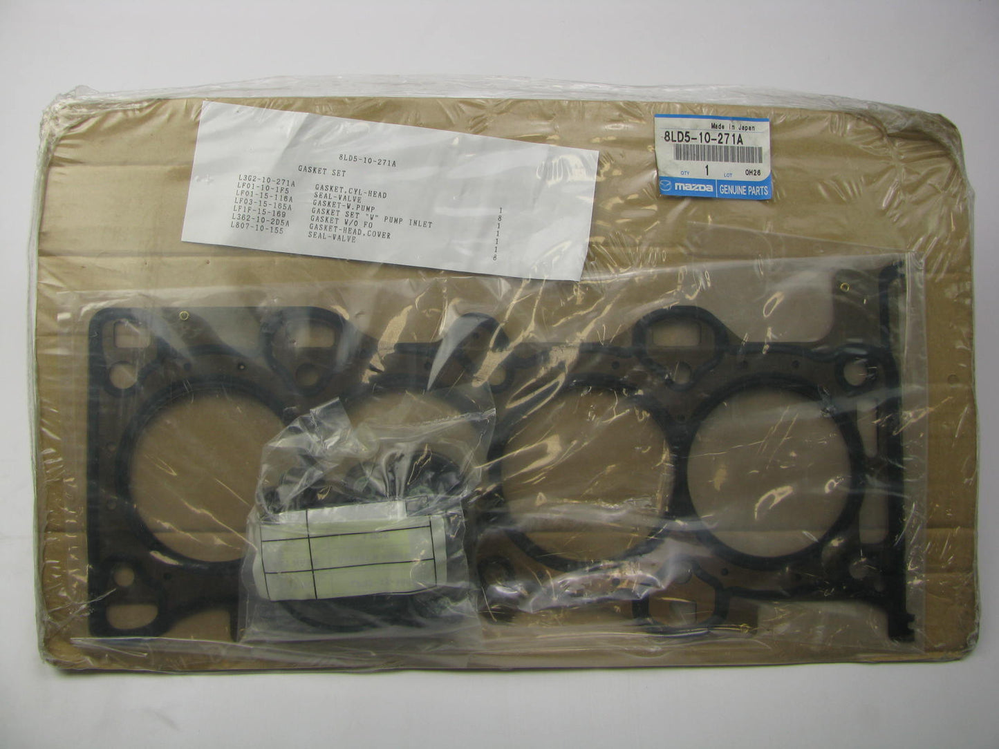 NEW - OEM Mazda 8LD510271A Head Gasket + Other Gaskets - 2007-2009 MAZDA 3 2.0L