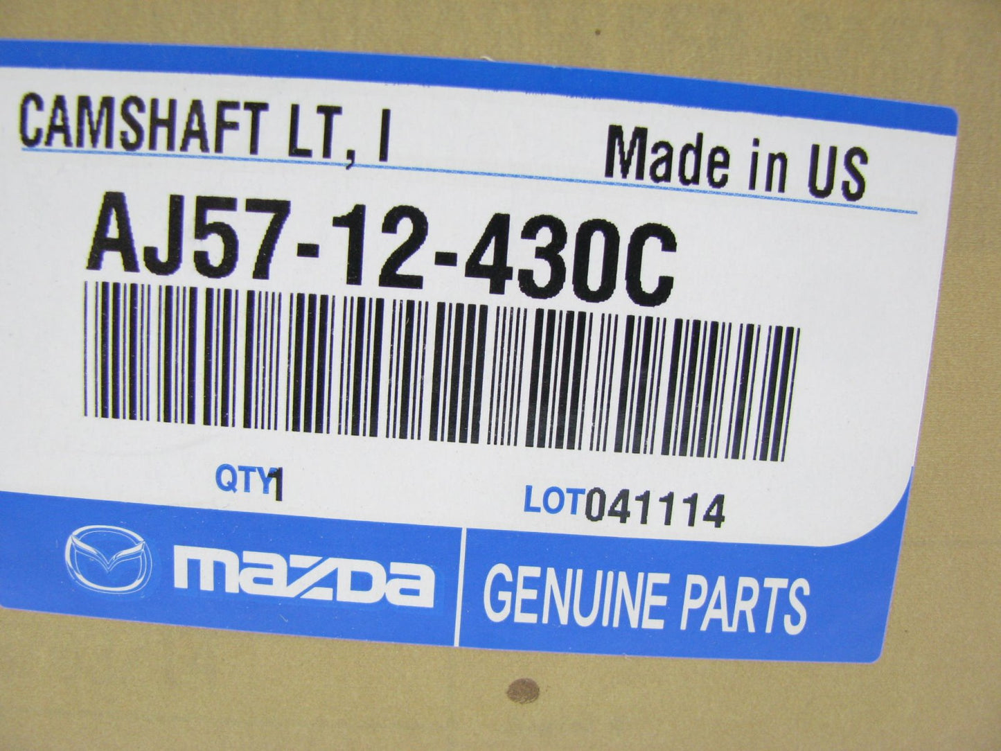 NEW GENUINE LEFT SIDE Engine Intake Camshaft OEM 03-08 Mazda 6 3.0 AJ57-12-430C