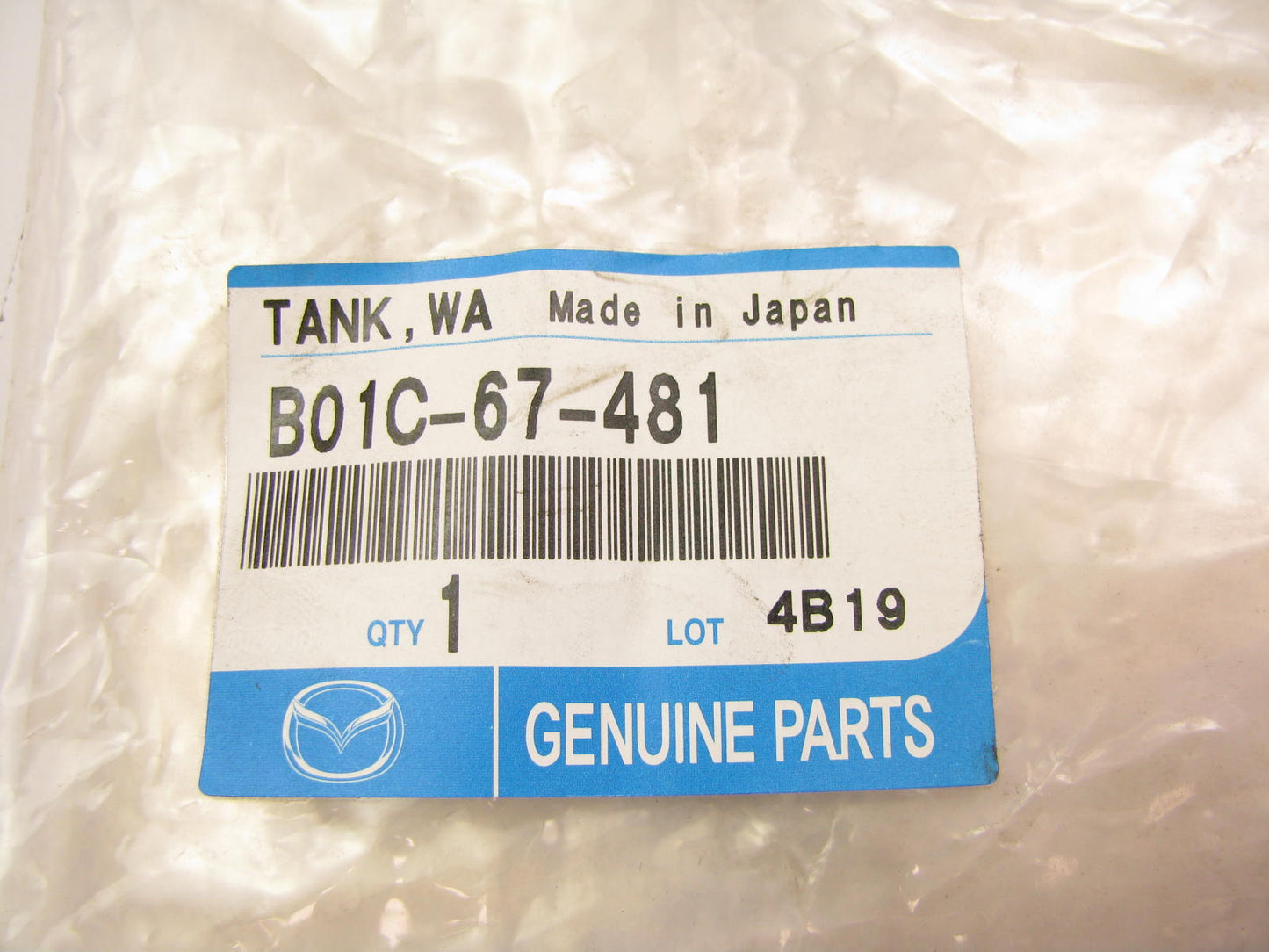 NEW - OEM Mazda B01C-67-481 Windshield Washer Reservoir Bottle 1995-1998 Protege