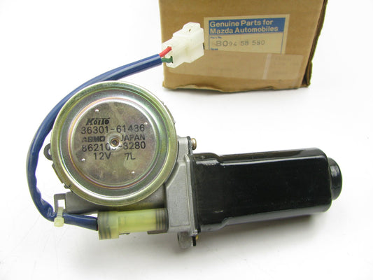 NEW - OEM B09458580 FRONT RIGHT Power Window Motor For 1986-1989 Mazda 323