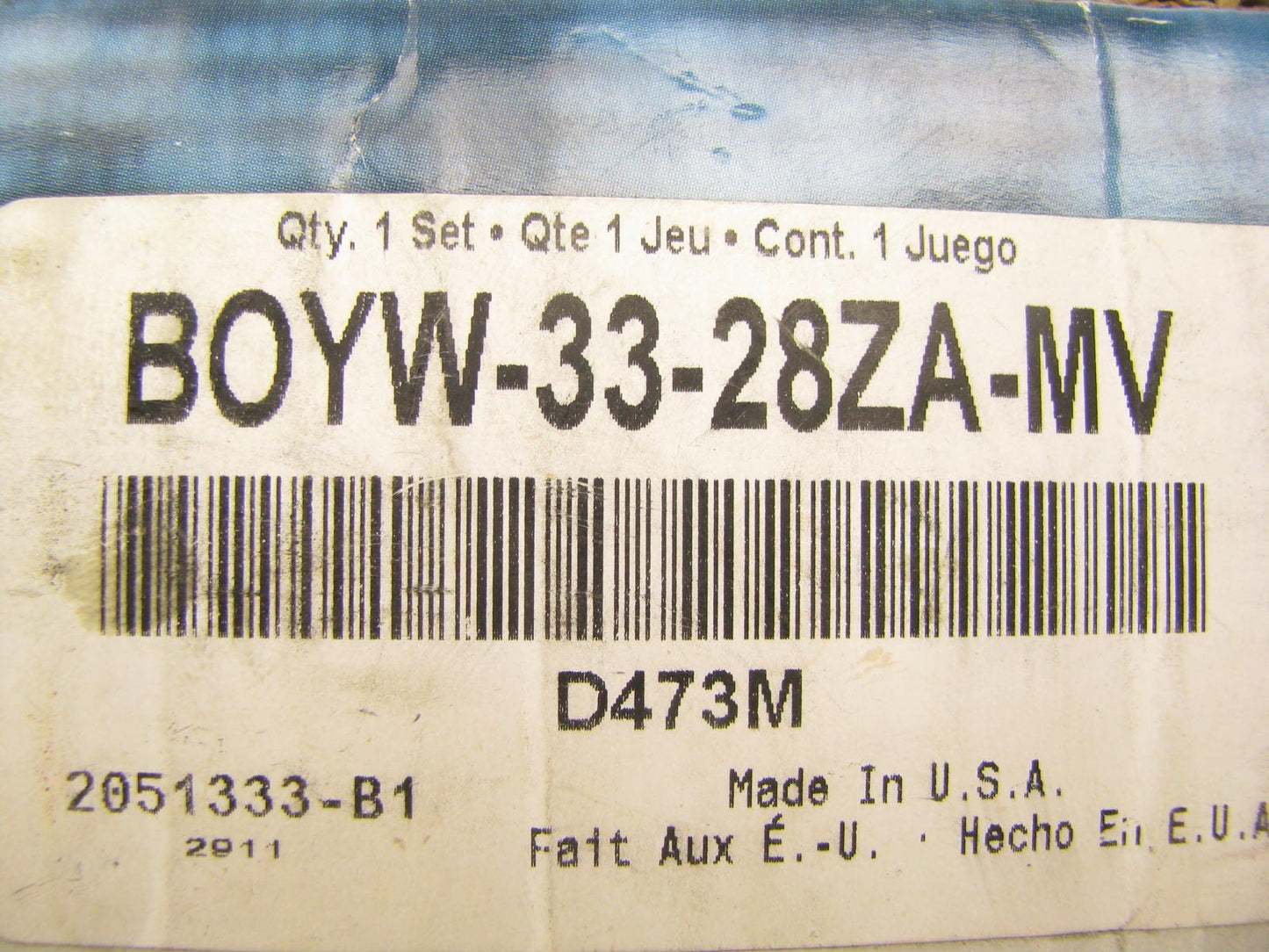 NEW - OEM B0YW3328ZAMV Mazda FRONT Disc Brake Pads