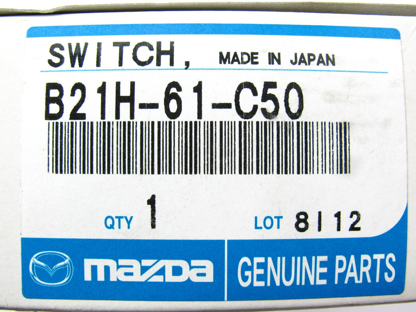 NEW GENUINE A/C Heater Blower Motor Switch OEM 1997-1998 Mazda Protege B21H61C50