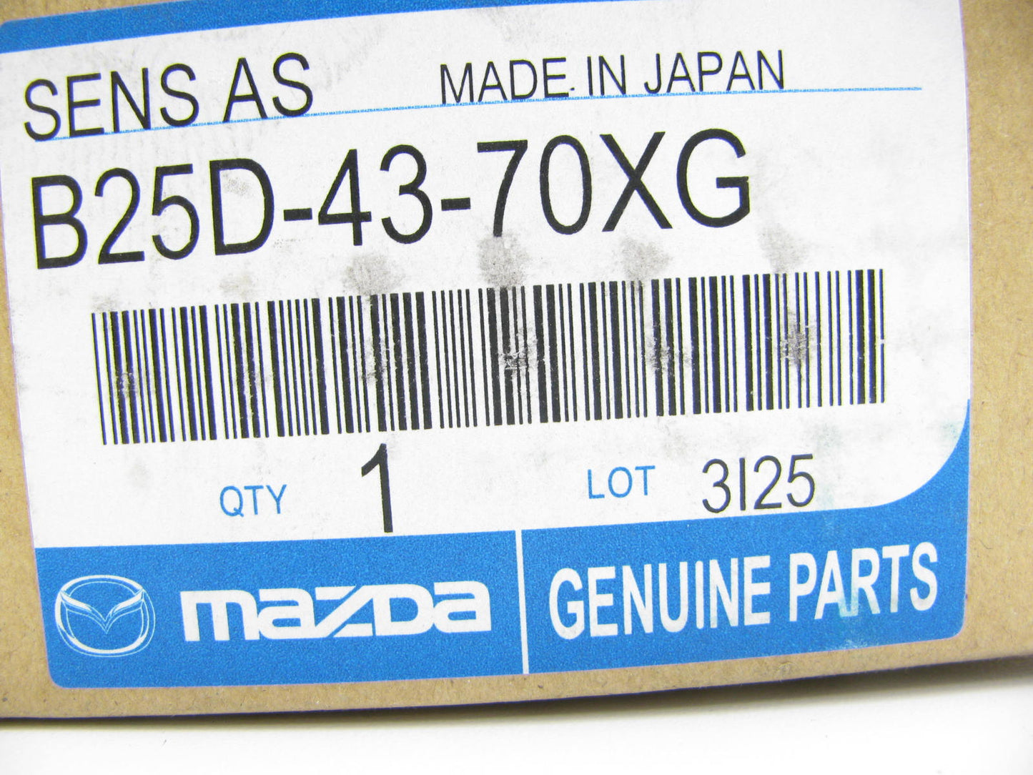 NEW B25D-43-70XG FRONT RIGHT ABS Wheel Speed Sensor 1999-03 Protege 03 Protege5
