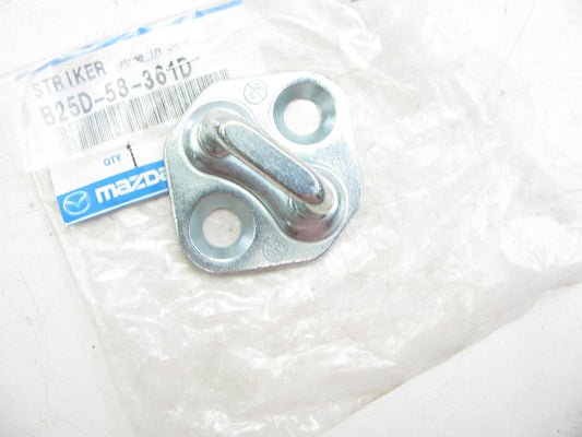NEW - OEM Mazda B25D-58-361D Rear Door Striker Plate For 2007-2009 3 Sedan