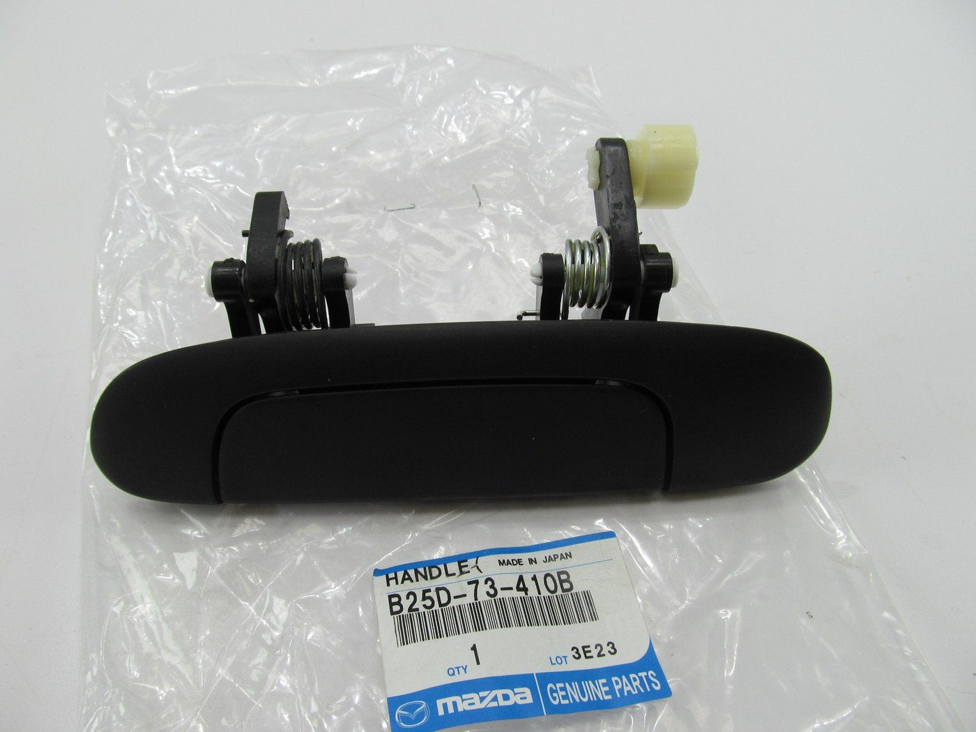 New Genuine Left Rear Outer Door Handle Black OEM For 1999-2003 Mazda Protege