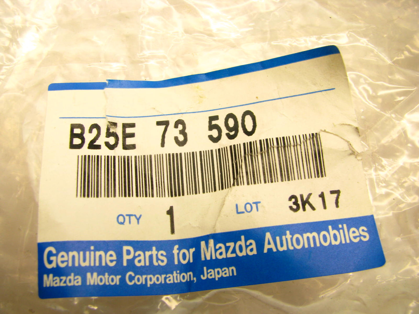 NEW GENUINE REAR LEFT Window Regulator OEM 99-03 Mazda Protege B25E-73-590