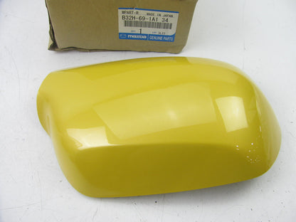 NEW - OEM B32H-69-1A1-34 RIGHT Mirror Cover Canary Yellow For 2004-2005 Mazda 3