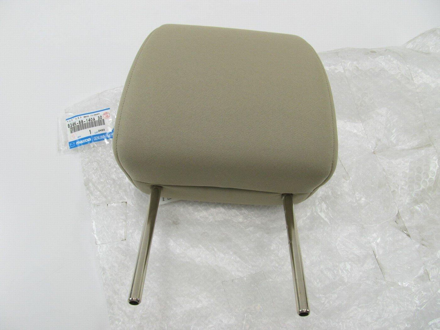 NEW - OEM Mazda B34K88140A30 Front Seat Head Rest 2004-2005 3 - CORN BEIGE