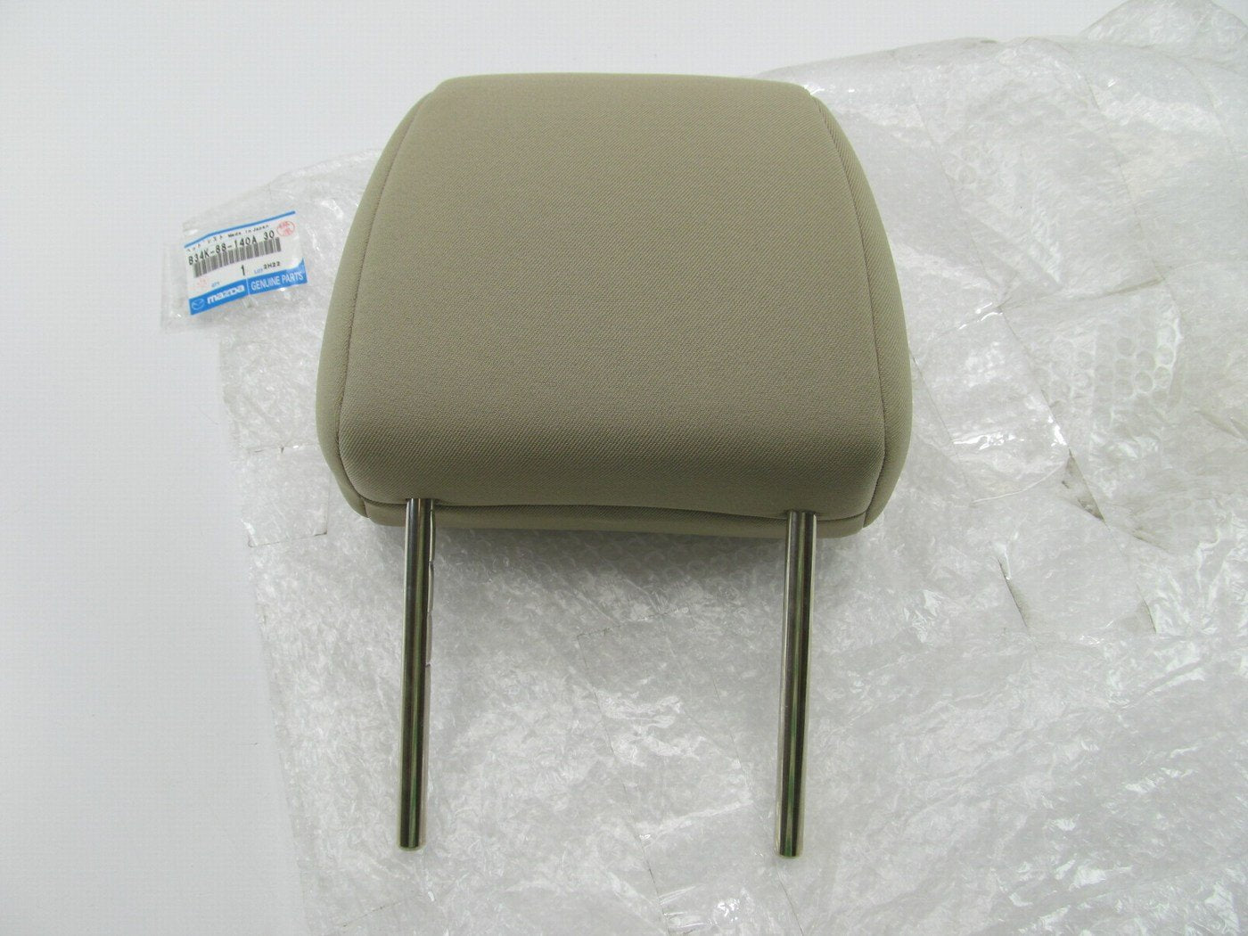NEW - OEM Mazda B34K88140A30 Front Seat Head Rest 2004-2005 3 - CORN BEIGE
