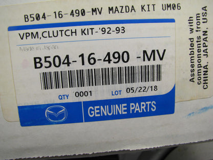 NEW - OEM Mazda B504-16-490-MV Clutch Kit