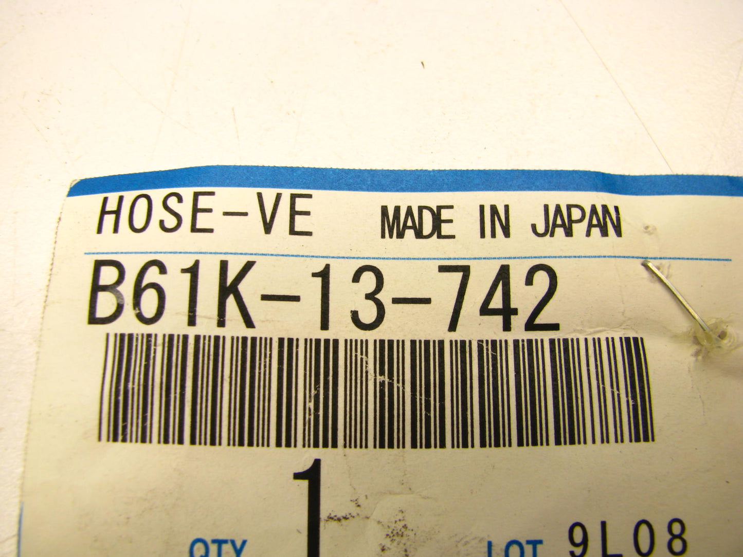 NEW - OEM Mazda B61K13742 Engine PCV Hose 1990-1995 1.6L 1.8L