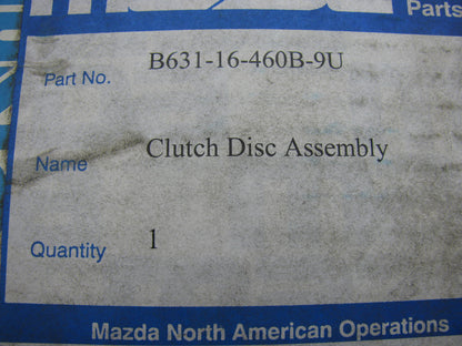 NEW - OEM Mazda B631-16-460B-9U Clutch Friction Disc For 1990-2001 Protege