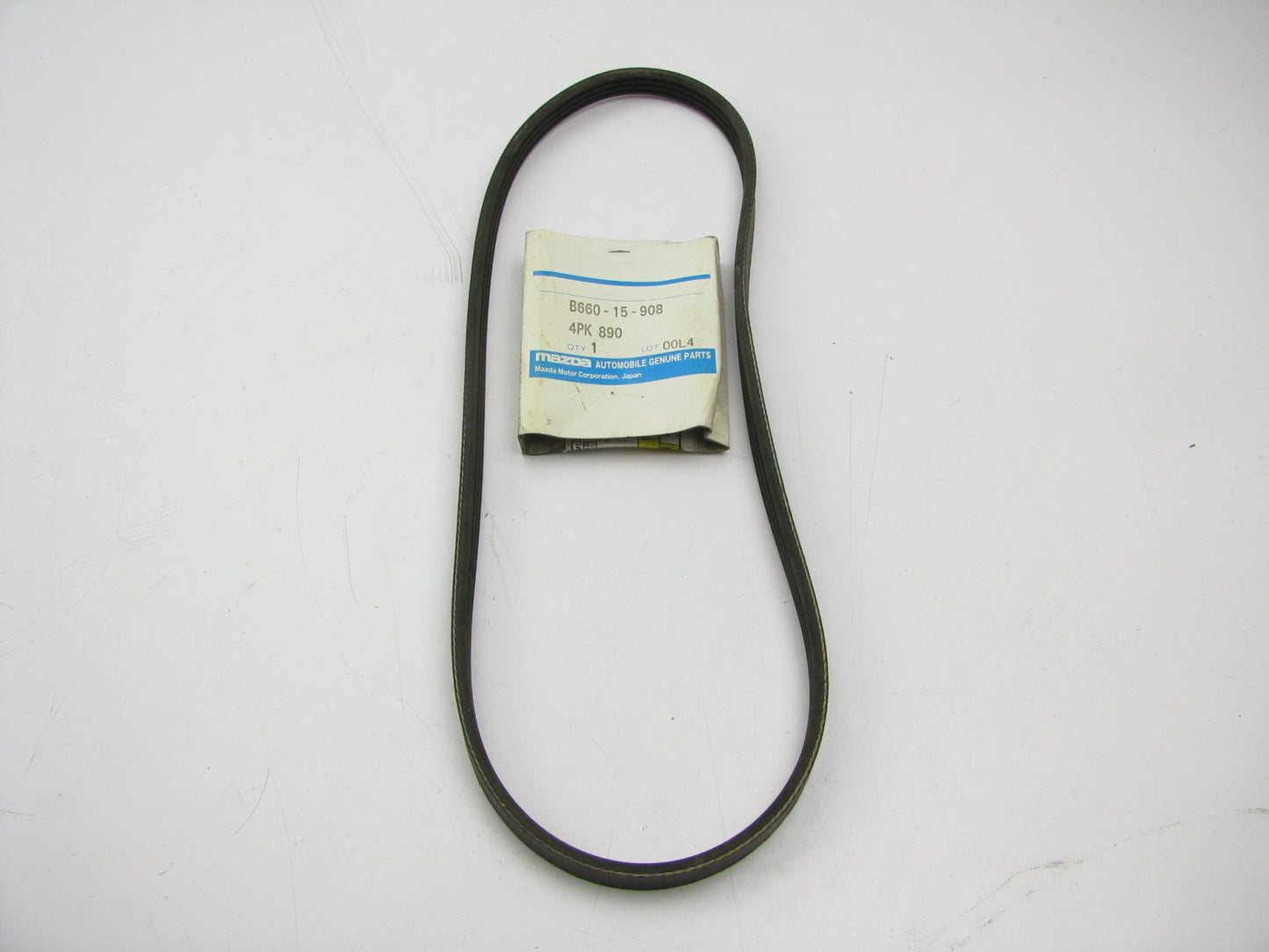 NEW - OEM Mazda B660-15-908 Power Steering Drive Belt 1990-1995 Mazda 1.6L 1.8L