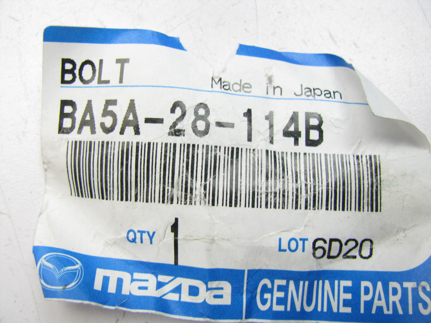 NEW Front Lower Strut Knuckle Mount Bolt OEM 2011-14 Mazda 2 BA5A-28-114B