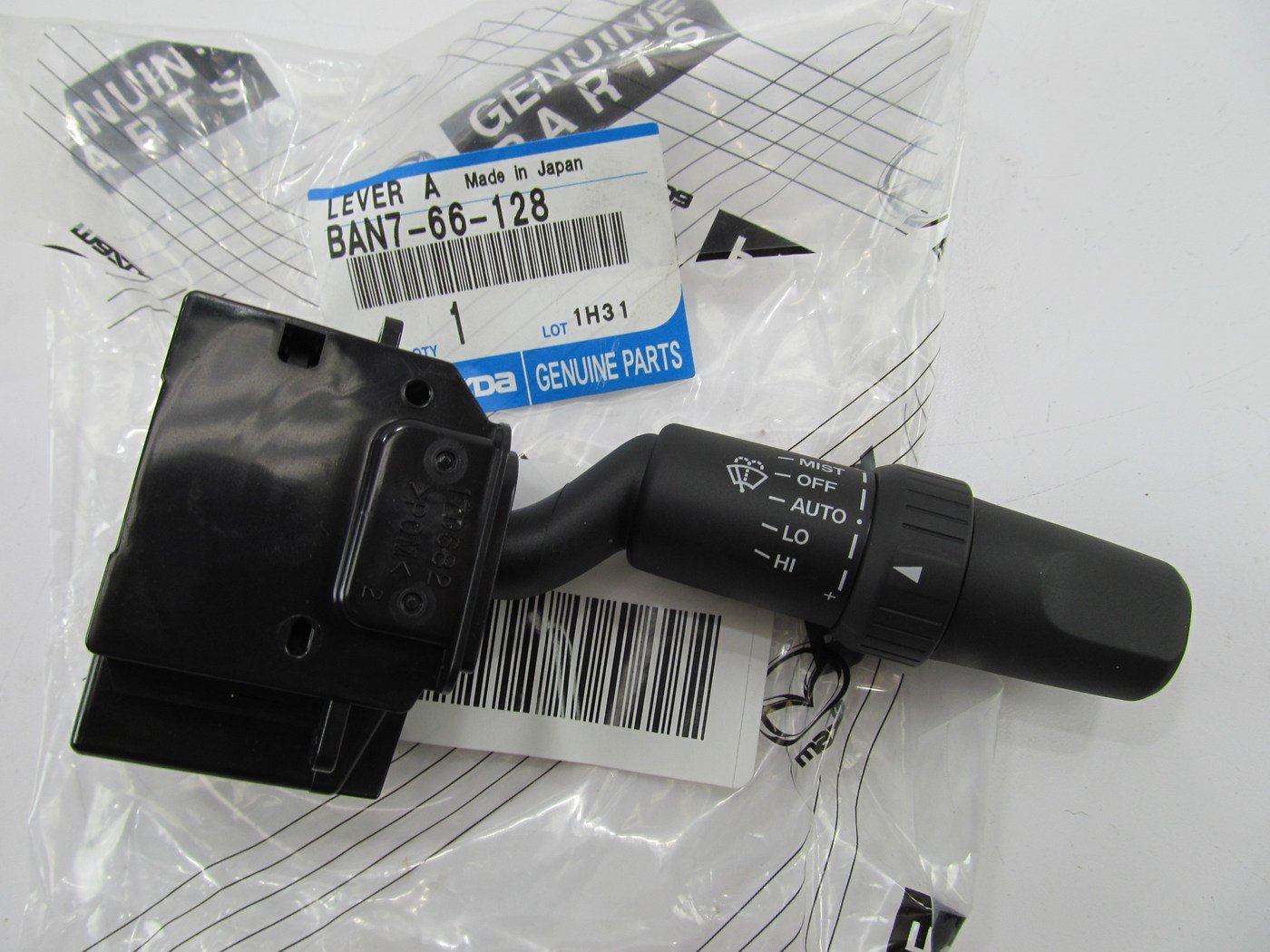 NEW - OEM BAN766128 Windshield Wiper Switch For 2008-2009 Mazda 3