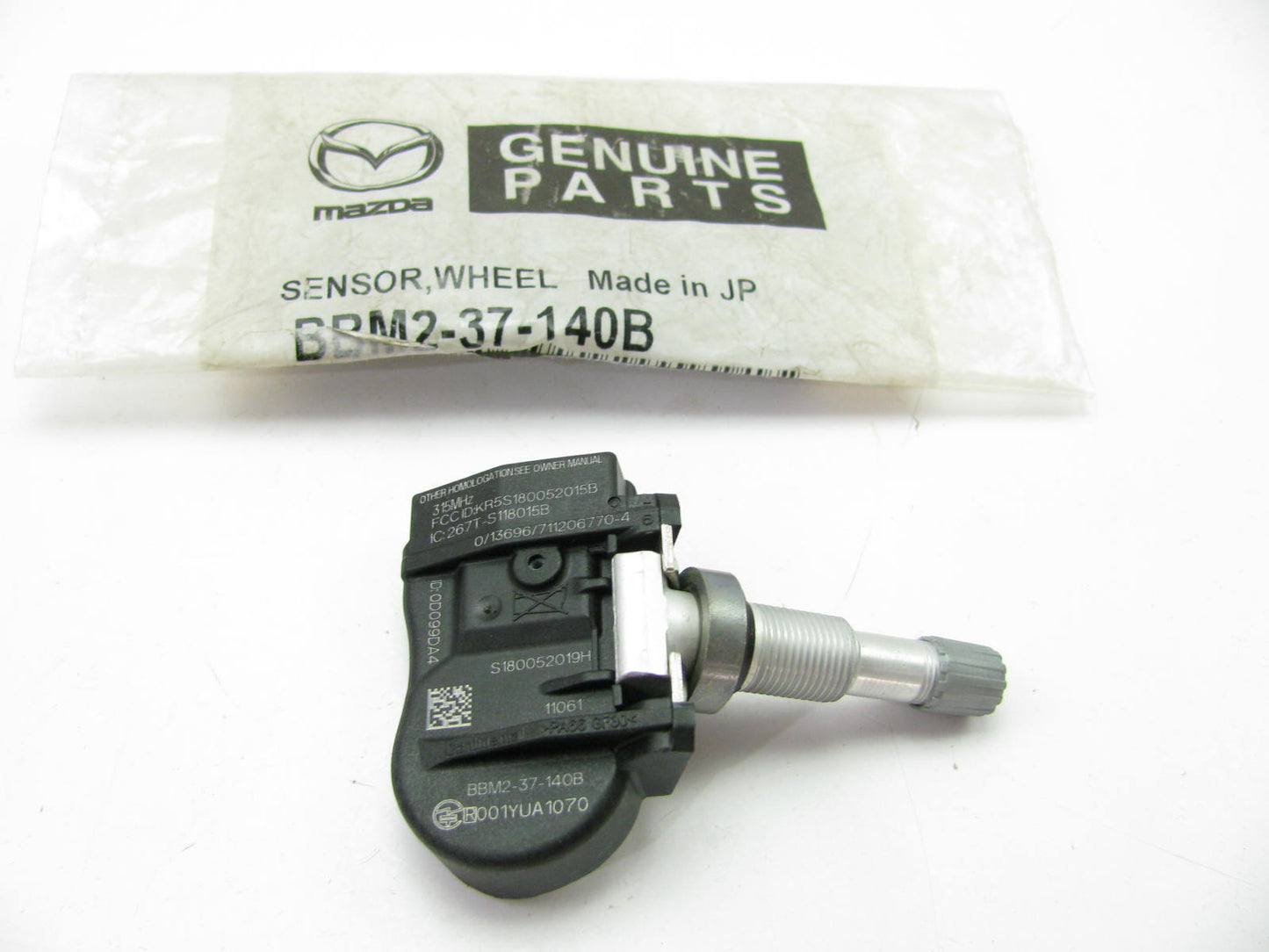 NEW GENUINE OEM Mazda BBM2-37-140B TPMS Tire Pressure Monitor Sensor