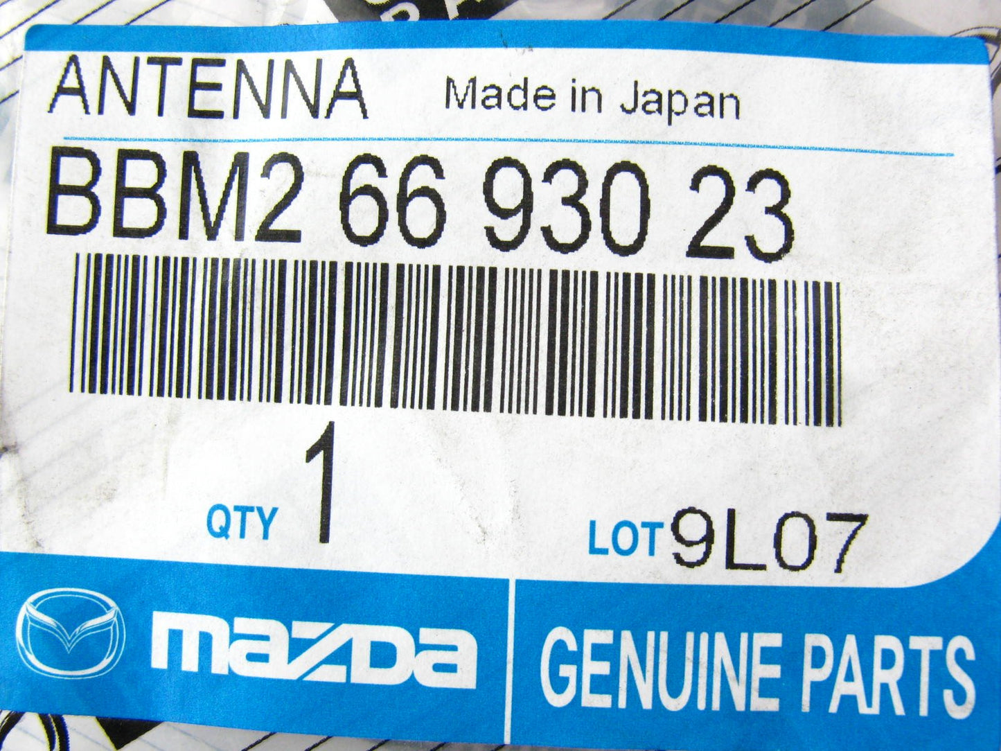 New Genuine Radio Antenna GUNMETAL BLUE OEM For 2010-2011 Mazda 3 BBM26693023
