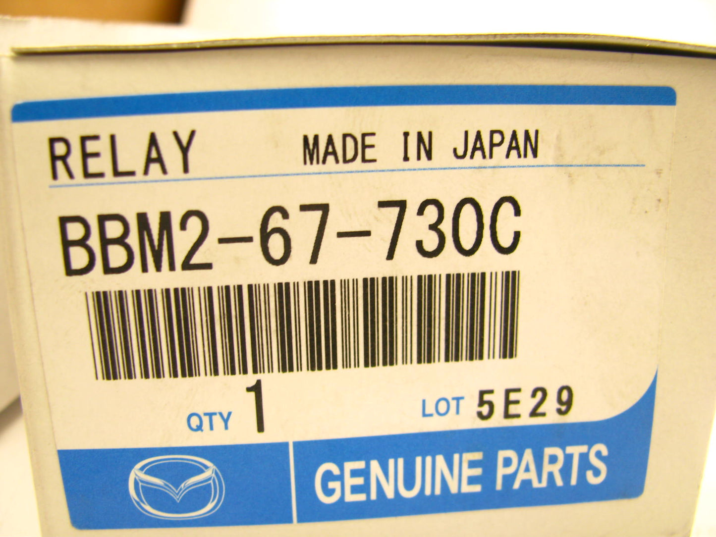 NEW GENUINE OEM BBM267730C Body Electric Relay 2010-2013 Mazda 3 MT