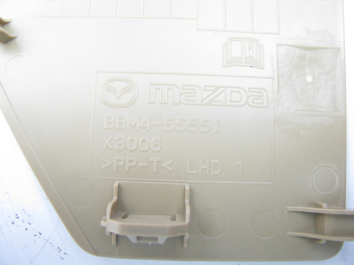 NEW - OEM 10-11 Mazda 3 BBM4-55-551B-31 LEFT Side Interior Fuse Box Cover BEIGE