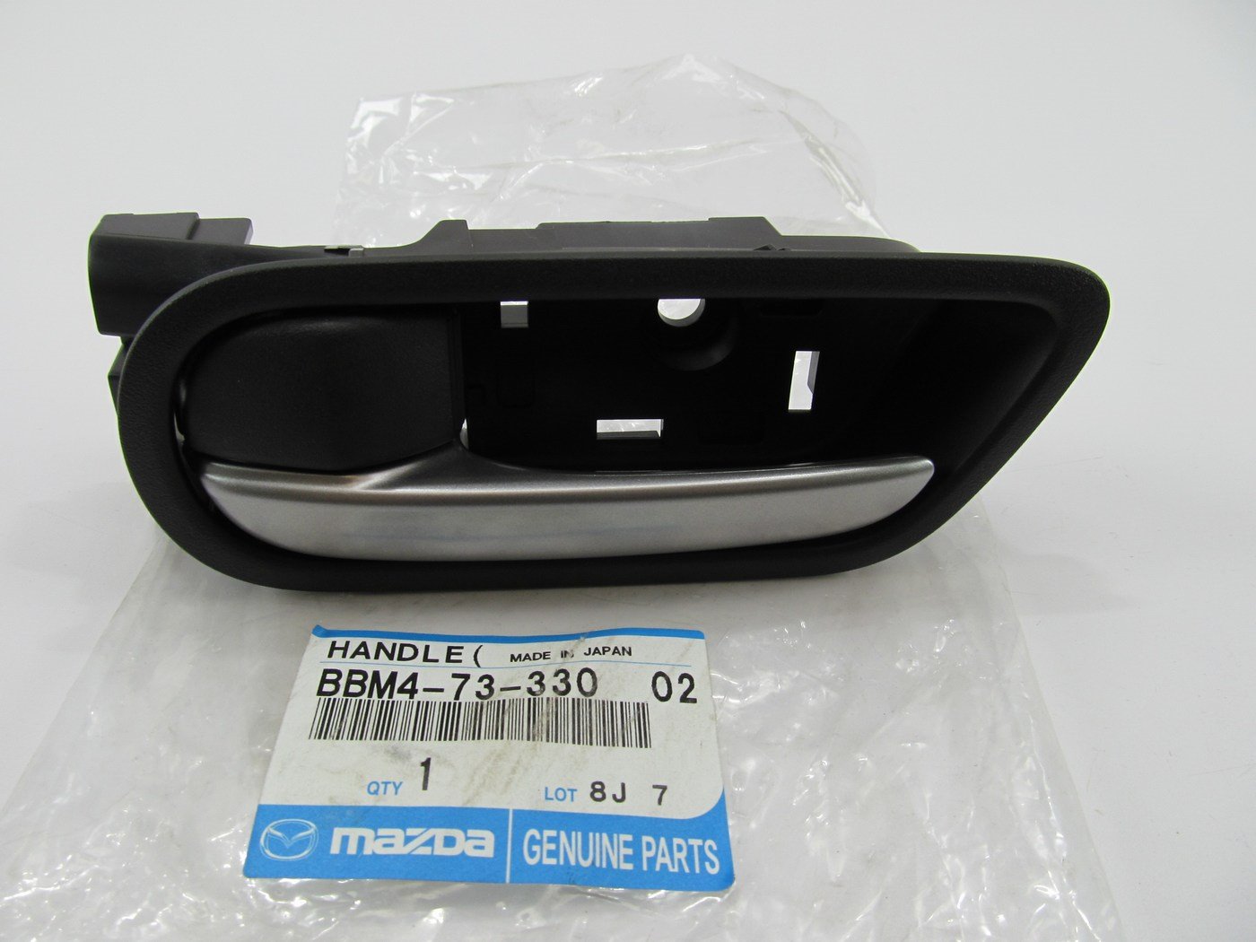 NEW - OEM Mazda BBM473330 02 Rear Left Interior Door Handle 2010-2013 Mazda3