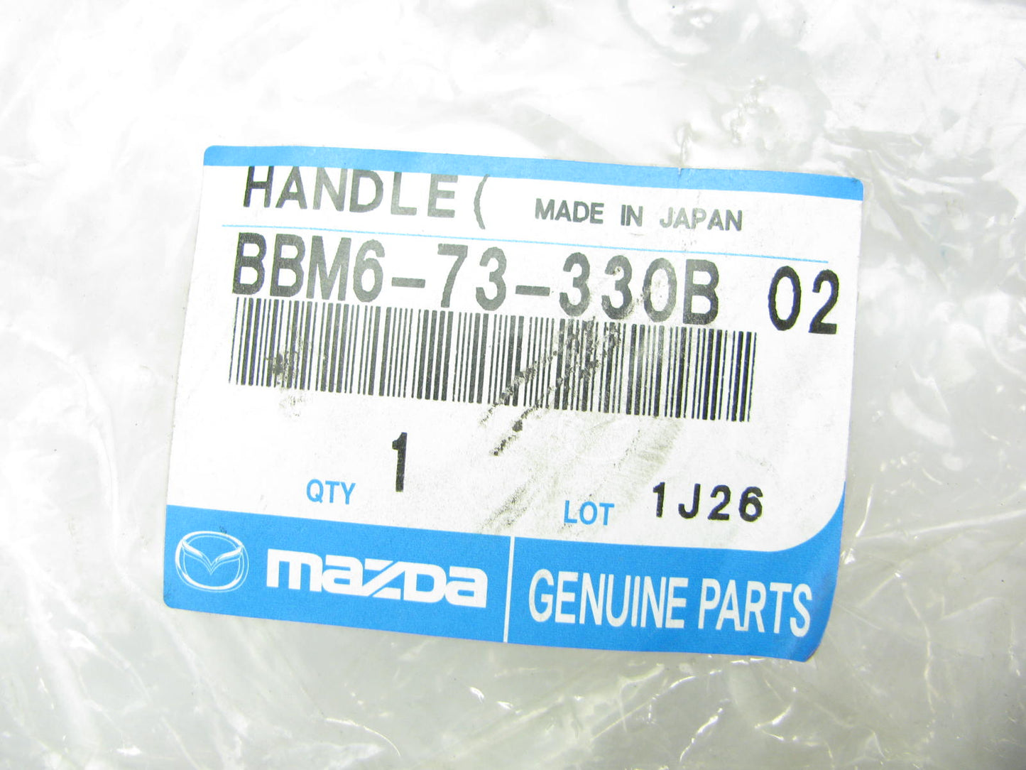 NEW GENUINE OEM REAR INTERIOR LEFT Handle 2010-2011 Mazda 3 BBM6-73-330B-02