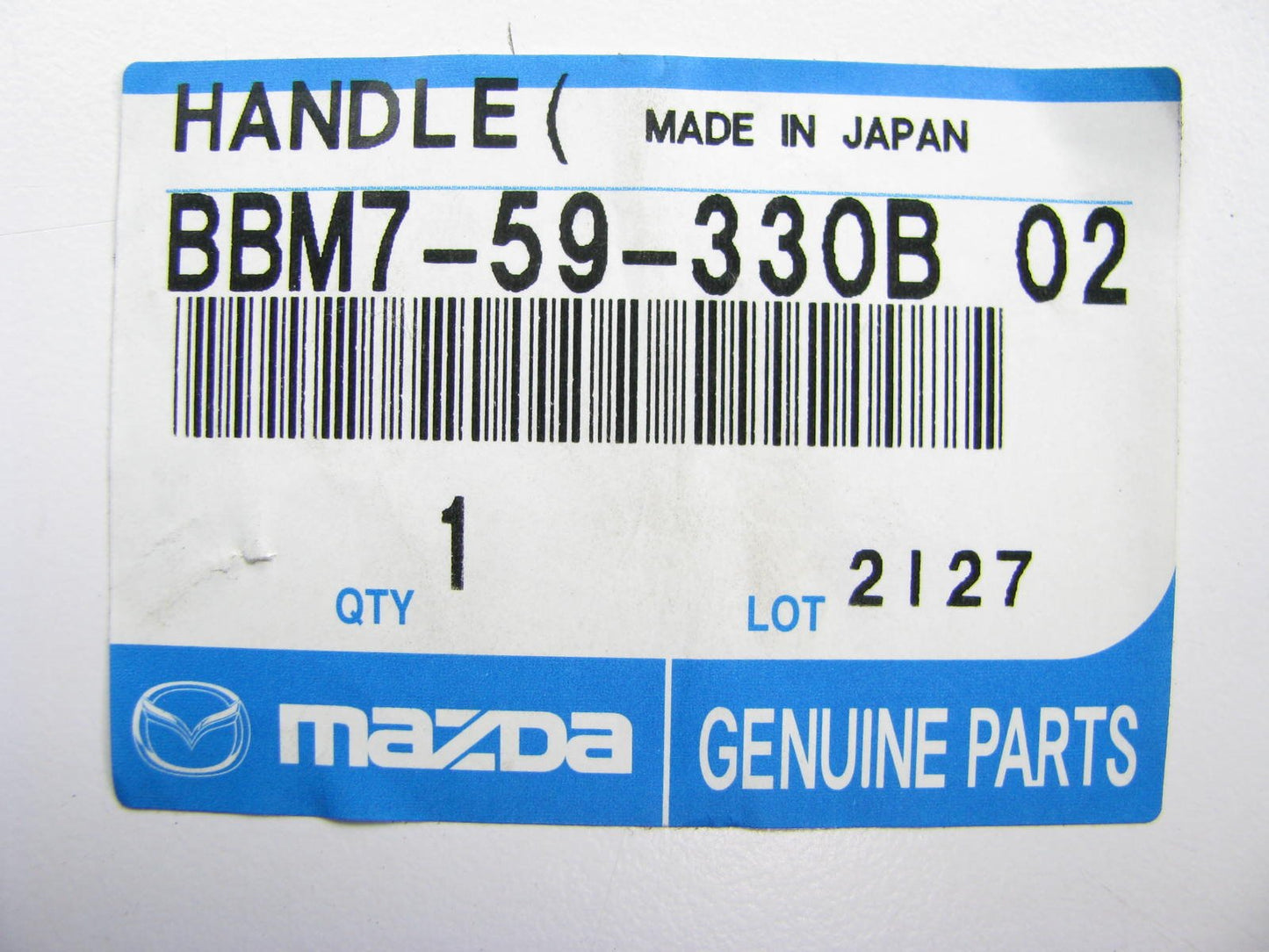 NEW GENUINE FRONT LEFT Door Inside Handle OEM For 2010-2011 Mazda 3 BBM759330B02