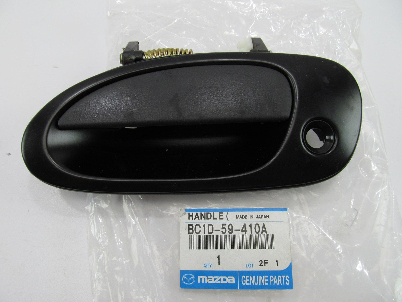 NEW GENUINE Front Left Drivers Side Exterior Door Handle  1997-98 Mazda Protege